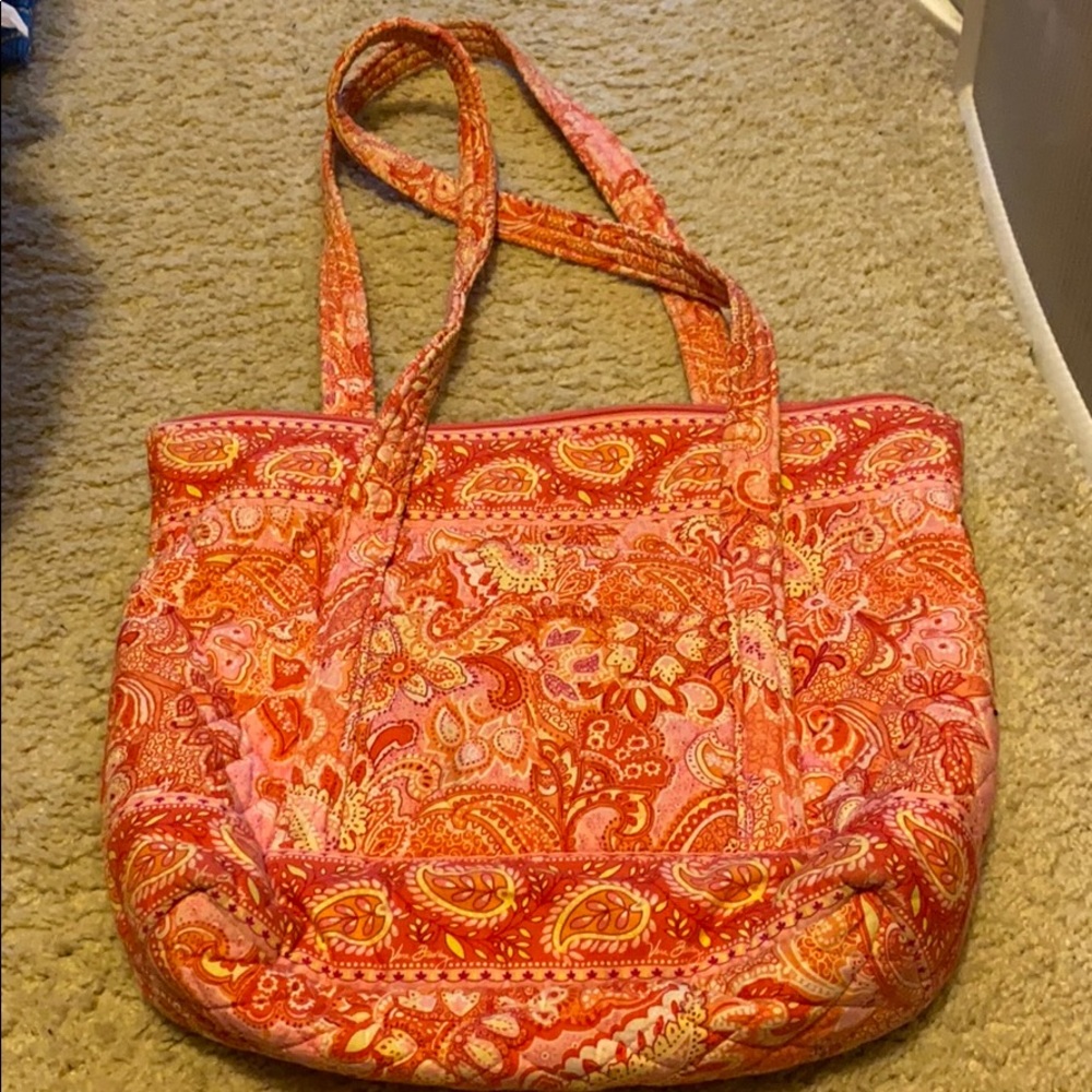 Vera Bradley Tote Bag with Zipper